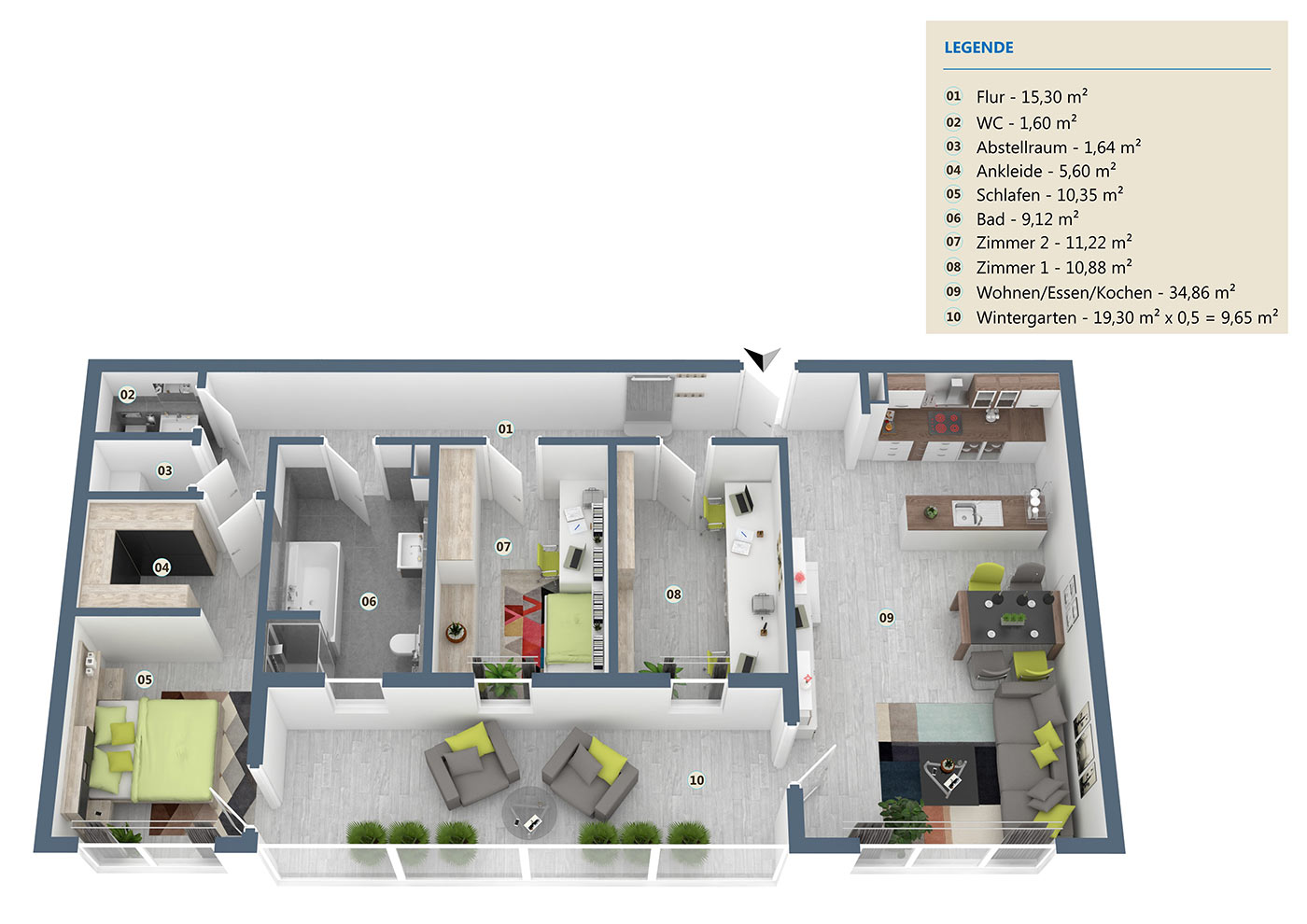 wohnung05 haus lessing aufteilung